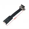 Conector Macho de Carregamento Sem Fio Tipo-C Cabo Plano Flexível FPC Cabo de Fita Macio Pad de Solda de 2 Pinos