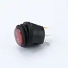 Interruptor Basculante Forma de Barco com Círculo Completo e Luz Duas Velocidades Três Pés Diâmetro 23mm KCD1