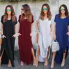 2023 Explosiones de AliExpress Amazon Super Largo Más Gordo MM Suelto Vestido de Bolsillo 10 Colores 10 Tallas