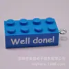 8764 Colgante Llavero de Bloque de Construcción de Puntos 2x4 Colorido Accesorios de Joyería Hechos a Mano DIY Colgante Producto Combinado Transfronterizo