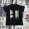 25Fw Erd Melancólico Rico Segunda Generación Nicho Marca de Moda Verano Americano Algodón Puro Holgado Camiseta de Manga Corta para Hombre Pareja