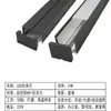 Tira de luces LED Panel de luz lineal moderno para oficina Supermercado Gimnasio Plaza Techo Rejilla de aluminio Luz lineal
