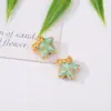Nuevas cuentas espaciadoras de estilo chino antiguo, esmalte dorado, flor de durazno, pez pequeño y pentagrama. Accesorios de joyería DIY estilo chino tradicional para pulseras y collares
