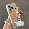Adequado para Iphone17Promax Coelho Floral Maçã 16/15 Suporte 14/13 Melhor Amigo 12/11 Capa de Celular
