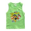 Chaleco infantil Wangwang sin mangas para niño, top de algodón, verano nuevo, ropa exterior para niña, delgado, transpirable, camiseta básica