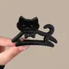 Pinza de Garra de Dibujos Animados de Gato Lindo para Recogido en la Parte Trasera de la Cabeza Pinza para el Cabello de Alta Gama Estilo Merade Pinza de Tiburón Accesorios para el Cabello