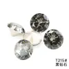Direto da fábrica superfície de diamante redondo cristal de alta qualidade fundo pontiagudo formato de diamante de vidro material para acessórios de joias diy atacado