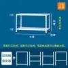 Estante estante de suelo multi-capa para el hogar cocina de hierro pequeño de dos capas balcón almacenamiento pequeño almacenamiento