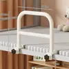 Barandilla anticaída para dormitorio estudiantil, barrera de protección contra caídas junto a la cama para litera superior, instalación sin taladro, barandilla anticaída de seguridad extendida y elevada