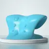 Almohada de masaje para vértebras cervicales tipo C curvatura fisiológica almohada de acupresión por gravedad ortesis para dormir almohada ortopédica para vértebras cervicales en casa masaje