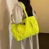 Bolsa de mano tipo tote simple estilo coreano para mujer, gran capacidad, un solo hombro, bolsa para ir al trabajo, bolsa de compras para estudiantes, bolsa de clase para estudiantes