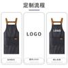Avental Personalizado Life Square Mulheres Estampa de Logo Personalizado Doméstico Cozinha Customizado Moda Coreana Roupas de Trabalho Masculinas