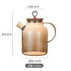 Vendas Diretas da Fábrica Jarra de Água Fria de Vidro Espesso de Grande Capacidade Resistente ao Calor Jarra para Suco Jarra para Água Fria Fervida Conjunto de Chá