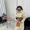 Bolso de Mano Infantil de Moda para Internet Bolso Cruzado de Moda para Niña Bolso Mini Simple de Concha para Bebé Bolso de Accesorios para Salir de Niña