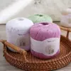 Fio com Lantejoulas Coloridas, Fio Fino, Fio de Linho, Fio de Renda de Algodão e Linho, Fio para Tricô Manual DIY Crochê Kit de Materiais