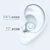 Tapones de Silicona para Nadar, Profesionales Impermeables, Tapones Super Reductores de Ruido, Tapones Aislantes del Sonido para Dormir para Personas Mayores para Bañarse y Limpiarse los Oídos