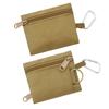 Mini bolsa tática para moedas, bolsa para chaves, bolsa militar com zíper para atividades ao ar livre, bolsa esportiva para cintura, bolsa para acessórios de armazenamento