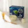 Set de Regalo Transfronterizo: Set de Matcha, Utensilios de Matcha, Batidor de Matcha para Ceremonia del Té, Cuchara para Té, Revendedor de Té para Uso Doméstico