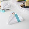 Caja para pastel de mousse triangular estilo japonés anti-vaho de 8 pulgadas durian matcha arcoíris caja de corte multicapa