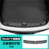 Adecuado para Placa Protectora de Maletero, Tira Umbral Trasero, Almohadilla Protectora Versión Mejorada, Accesorios Decorativos Modificados para Tesla Model 3/Y