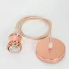 Portalámparas vintage de rosca E27 con cable colgante iluminación para tienda de ropa bar comercial decoración colgante para comedor portalámparas de aluminio