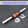 Tuerca de barra de mancuerna de hierro fundido enlace conector de barra de pesas varilla de conexión anillo de resorte accesorios tuerca de tapa placas de mancuerna