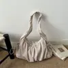 Bolsa de lona tipo tote, bolso de hombro de moda, nueva colección otoño/invierno 2026, estilo coreano a la moda, bolsa de gran capacidad para el hombro para mujer