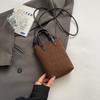 Moda Outono Bolsa de Celular Transversal Feminina 2025 Nova Bolsa Satchel de Nicho Bolsa Balde Nicho Estilo Coreano Bolsa Pequena de Moda