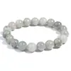 Pulseira Youjia Jewelry de Pedra Branca Flash Natural Pulseira Casual de Círculo Único com Contas Venda Quente Transfronteiriça Mesmo Estilo para Homens e Mulheres