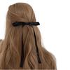 Horquilla de lazo de cinta rosa para mujer, estilo ballet, tocado de hada, horquilla para el pelo con forma de pico de pato