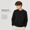 Ventas Directas de Fábrica Transfronterizas Sudadera Cálida de Seda de Morera y Lana para Hombre Otoño e Invierno 2026 Cuello Redondo Gruesa Interior Manga Larga