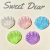 Pegatinas de Concha con Purpurina Simulada para Manualidades DIY, Fundas de Teléfono con Pegamento Crema, Zuecos, Imanes para Nevera, Accesorios al por Mayor