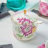 Juego de Café Cerámico Tangshan Estilo Europeo Hogareño Phnom Penh Taza de Café Regalo Creativo Regalo a Mano Taza y Platillo de Porcelana de Hueso