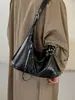 Bolso tote retro de gran capacidad, nuevo diseño minimalista 2026, bolso de hombro de estilo relajado, mochila casual de moda y con textura