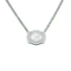 Collar Colgante Transfronterizo Europeo y Americano Primavera Nuevo Colgante Inicial Letra 26 Textura en Relieve Colgante Personalizado Accesorios Elegantes