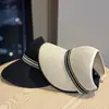 Gorra de béisbol transpirable de alta calidad con diseño calado para mujer, sombrero de sol de ala ancha para verano en exteriores, plegable, adecuado para protección solar en la costa y la playa