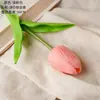 Mini Tulipa Flores Artificiais Transfronteiriças Amazon Wish Decorações de Casamento Estilo Ins Fabricante de Flores Artificiais Rosa