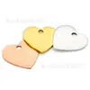 Etiqueta de amor para mascotas de acero inoxidable grabada con láser espejo metálico accesorios para collar llavero de tarjeta de identidad para perro mascota