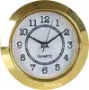 [Accesorios de manualidades-Esfera de reloj incrustada] hierro forjado cristal plástico metal hora Reloj forro movimiento 38MM