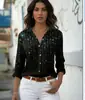 Comercio Exterior Transfronterizo 2024 Cárdigan para Mujer Europeo y Americano Camisa de Manga Larga con Estampado de Flores 3D Top de Alta Gama Versátil para Mujer