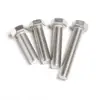 En stock tornillos de hexágono exterior de rosca completa DIN933 M3-M18 tornillos de hexágono exterior tornillos de acero inoxidable 304