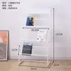Yinghao Arte em Ferro Porta-Revistas Porta-Jornais Porta-Documentos Prateleira de Exposição para Armazenamento Porta-Folhetos Livros Suporte Simples de Chão para Página Única