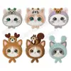 Pegatinas de Tela Bordadas de Gato de Dibujos Animados para Ropa, Pantalones y Suéteres, Parches Decorativos de Reparación, Calcomanías de Animales Lindos, Accesorios de Ropa