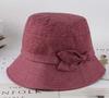 Sombrero de otoño e invierno para mujer, estilo coreano, de moda, plegable, de tela, de pescador, pequeño y enrollable