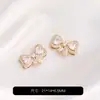 Cuentas Espaciadoras de Lazo Completamente Diamantadas de Zirconia Chapadas en Oro de 14K que Conservan el Color Accesorios de Joyería con Cuentas para Pulsera de Caja Mágica de Cristal Hecha a Mano para Bricolaje
