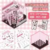Pegatinas transfronterizas cabaña de paisajismo pegatinas diy hechas a mano niños kappi bala katon pegatinas 3D cabaña tridimensional cuenta manual