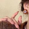 Suministro para puesto de mercado nocturno pendientes de pin de plata 925 perla estilo ins moda pendientes Joker pendientes de temperamento simple al por mayor