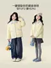 Tutu Elefantito Ropa Infantil Chaqueta de Algodón para Niñas 2026 Otoño/Invierno Nuevo Abrigo Acolchado Cálido Infantil para Niños Mayores