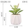 Planta Suculenta Simulada Macetas, Decoración de Muebles de Oficina Nórdicos, Nuevas Suculentas Bonsái Simuladas de Alta Calidad para el Hogar
