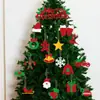Enfeites de Árvore de Natal de produto novo transfronteiriços, Suprimentos de Decoração para Festa de Natal, Guirlandas de Feltro de Natal, Decorações Penduradas de Tecido Não Tecido